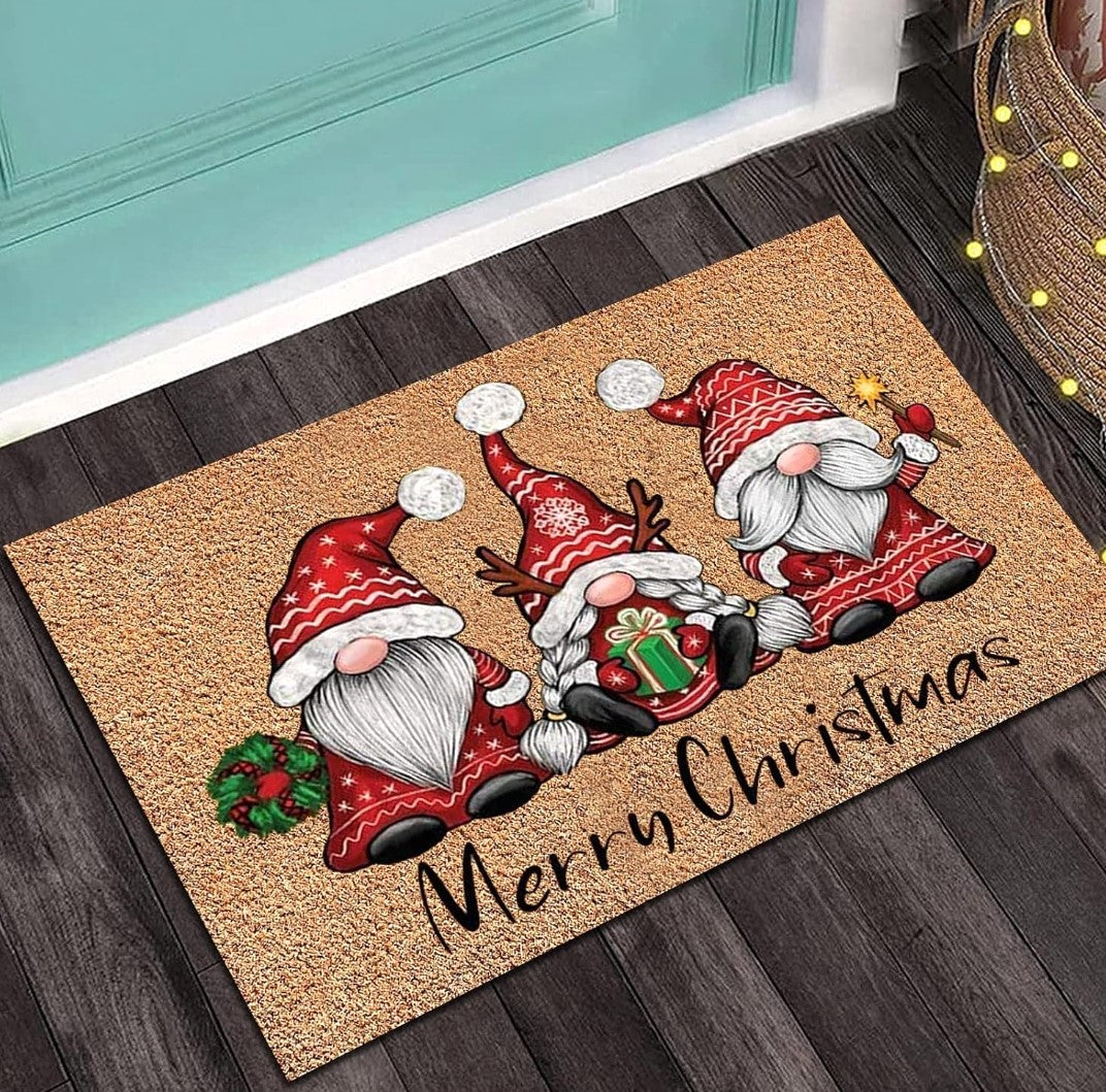 Christmas Door Mat , Anti-Slip Indoor Floor Mat. 80cm x 46cm.