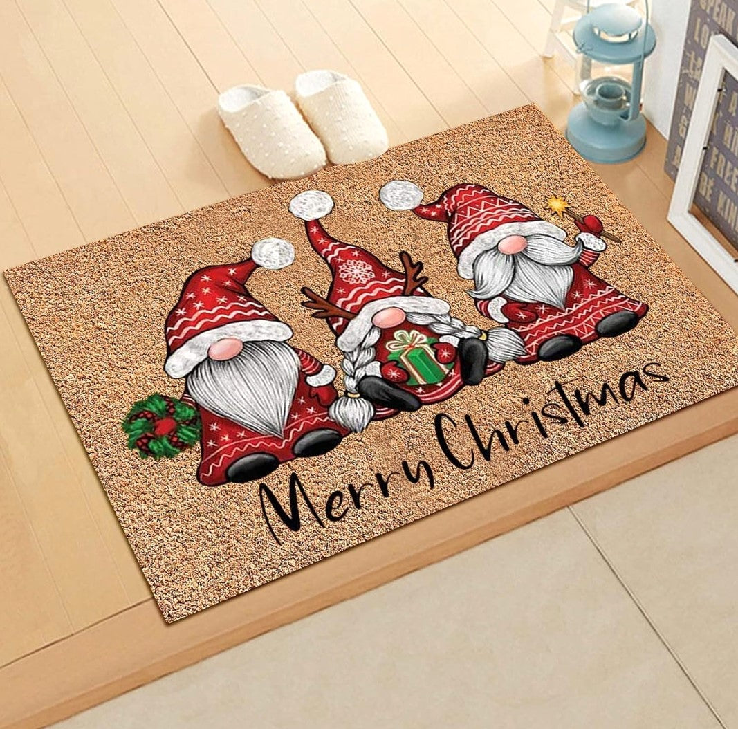 Christmas Door Mat , Anti-Slip Indoor Floor Mat. 80cm x 46cm.