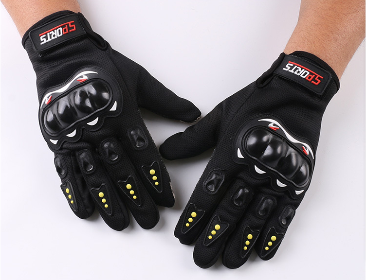 Men’s Motorcycle Gloves – Tactical Knuckles Protective Riding Gloves