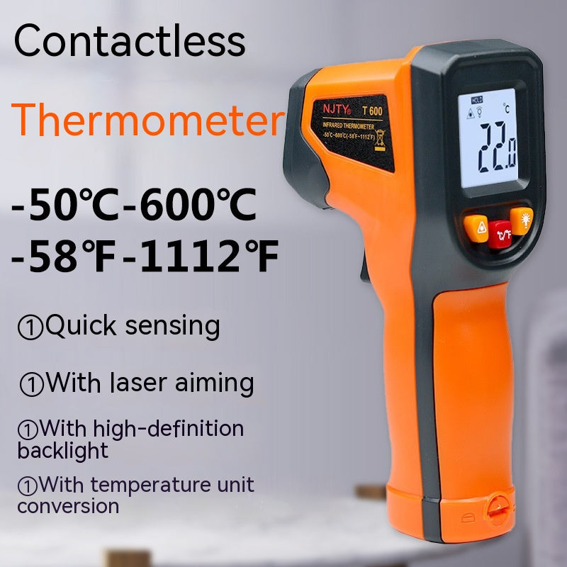 High-precision 600-degree Infrared Thermometer For Baking Kitchen Industry