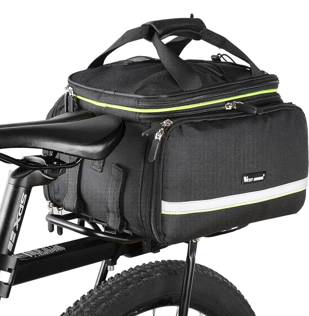 35 L Waterproof Storage Bag Double Side Pannier Bags. Ride smarter and store more with this essential waterproof bike pannier bag today!