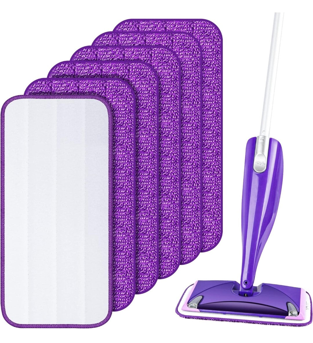 Mop Pads 7 pcs. Microfiber Wet Mops. Order Now and Experience Effortless Cleaning!