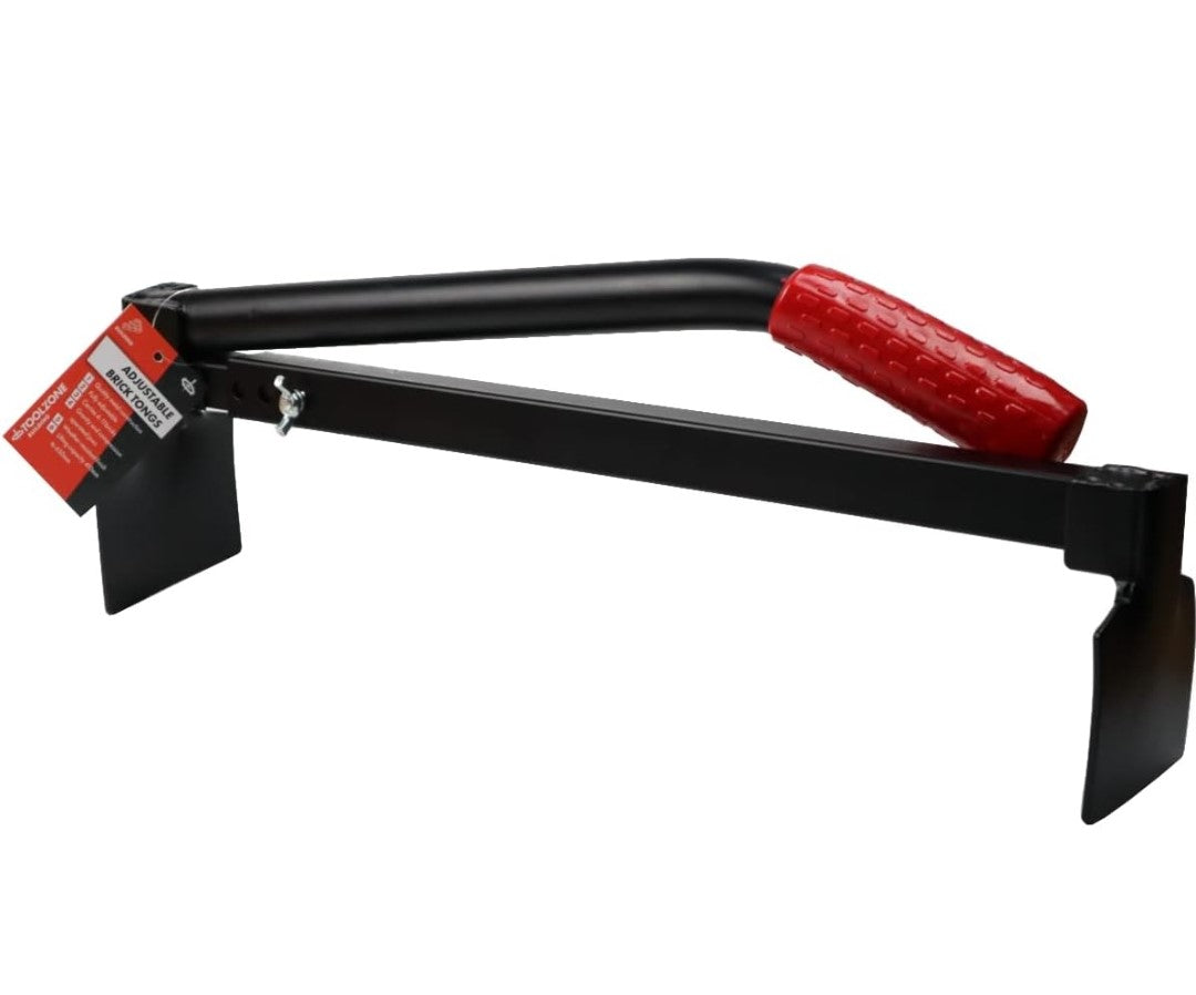 Toolzone Adjustable Brick Tongs. Make your brick handling tasks easier and more efficient today!