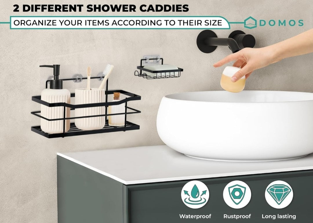 COZII Shower Caddy Waterproof Rustproof 3 pcs. Elevate your shower space with ease and style today!