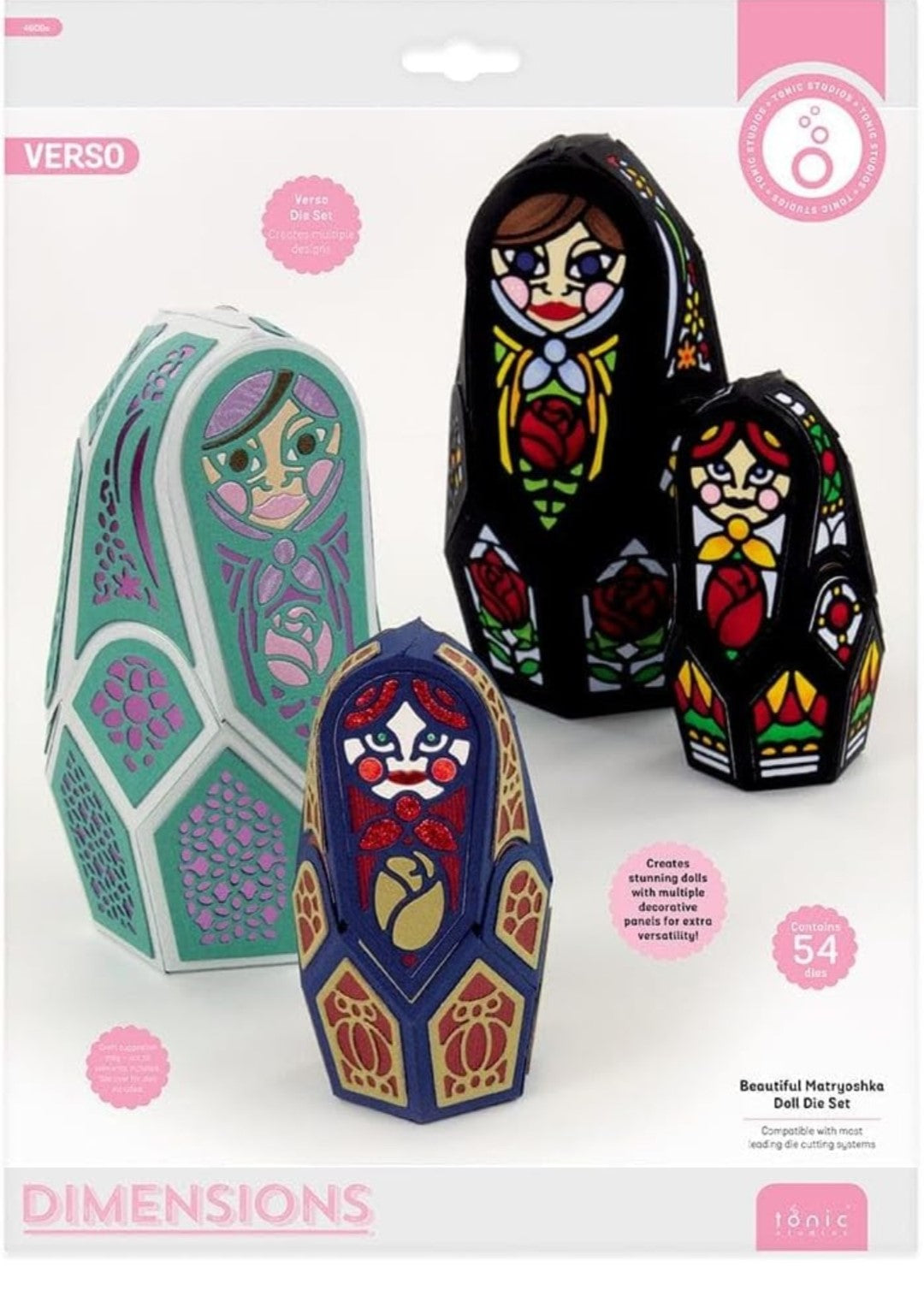 VERSO Matryoshka Doll Die Set Gift Box. Make your gifts stand out with the timeless beauty of Matryoshka Doll gift boxes today!