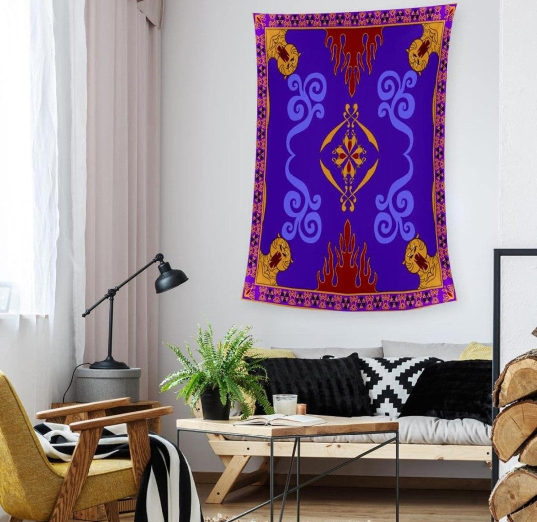 Aladdins Wall Hanging Home Decoration. Order Today – Bring this beautiful tapestry into your home and let your imagination soar.