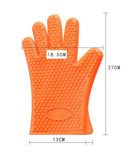 Heat-Resistant Silicone Oven Gloves – Perfect for Baking &amp; BBQ