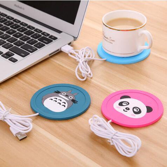 Electric Heating Coaster – USB-Powered Mug Warmer for Coffee, Milk, and Tea