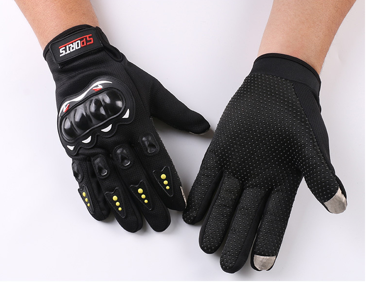 Men’s Motorcycle Gloves – Tactical Knuckles Protective Riding Gloves