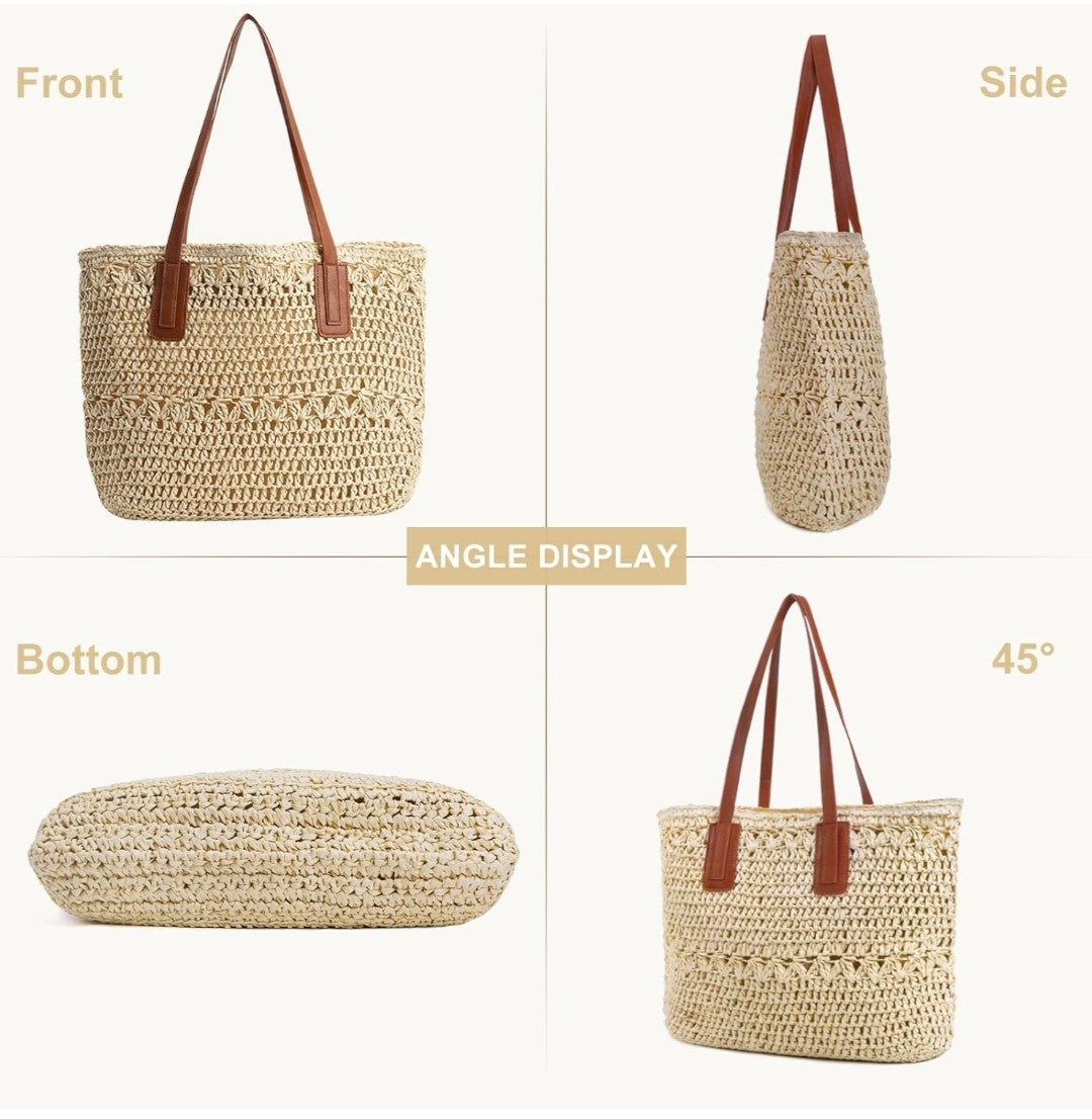 Straw Shoulder Bag. Order Now and Elevate Your Everyday Look!