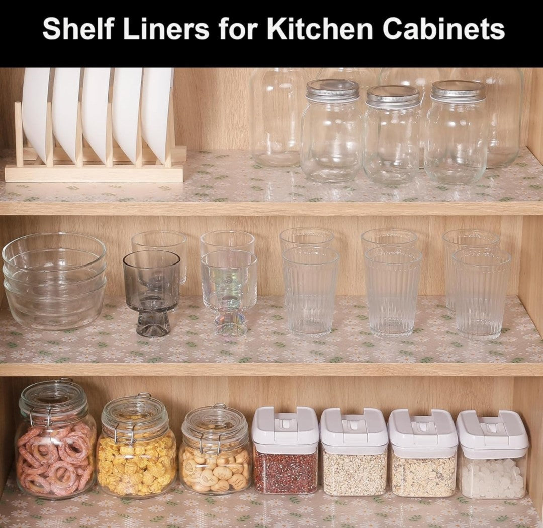 Non Slip Kitchen Cabinents Drawer Liner. Keep your drawers and cabinets protected with our Premium Non-Adhesive Drawer Mat.