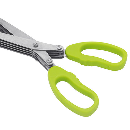 Multi-Purpose Stainless Steel Five-Layer Scissors