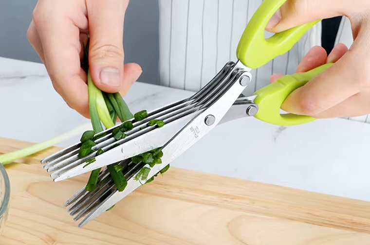 Multi-Purpose Stainless Steel Five-Layer Scissors