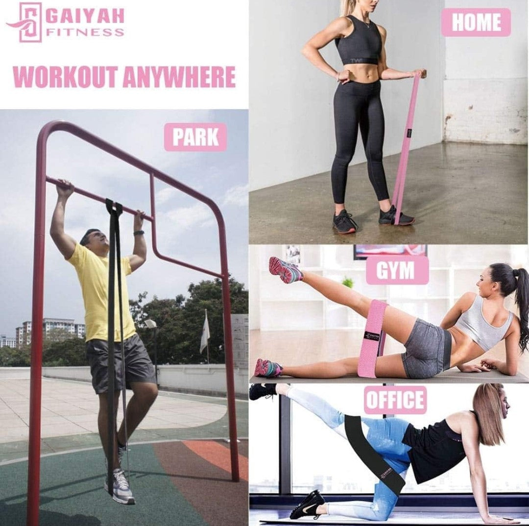 GAIYAH FITNESS Stretch Bands for Exercise. Enhance your workout today with GAIYAH FITNESS Stretch Bands.