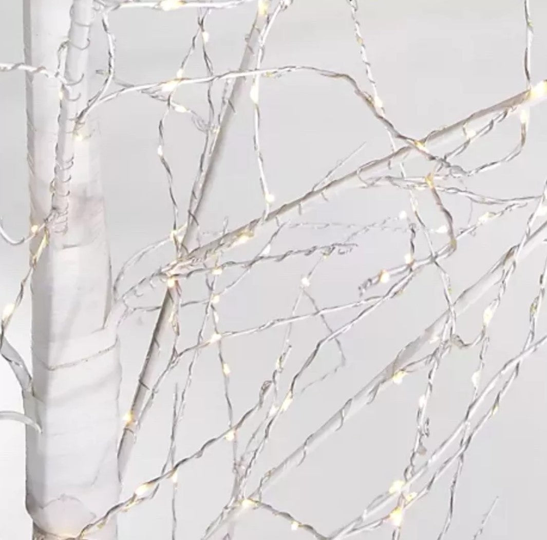 HOME REFLECTION Multifunction 4 ft White Led Tree. Don’t wait—bring the magic of soft, glowing light into your home today!