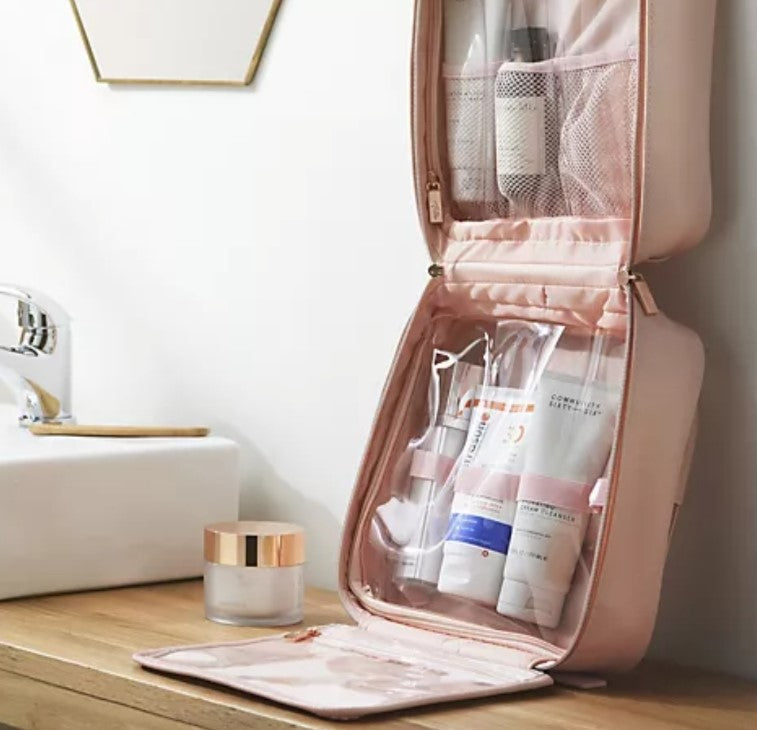 TILI Fold Out Travel Vanity Bag. The TILI Fold Out Travel Vanity Bag has got you covered with its smart design and spacious compartments.