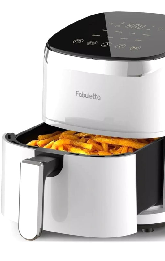 FABULETTA Air Fryer 4 L. 1680 W. White. Revolutionize your cooking with the FABULETTA 4L Air Fryer.