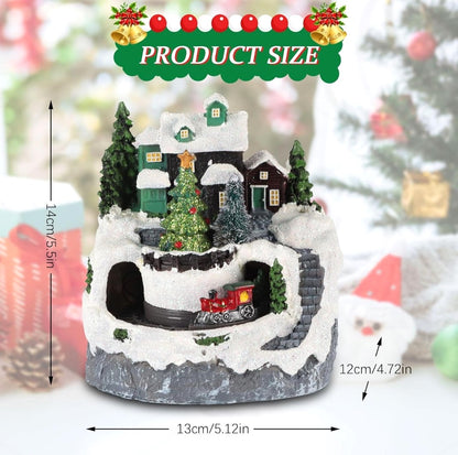 Christmas Village House , Snow Village with Music Light Up Christmas House. 6 x 5 x4 inch