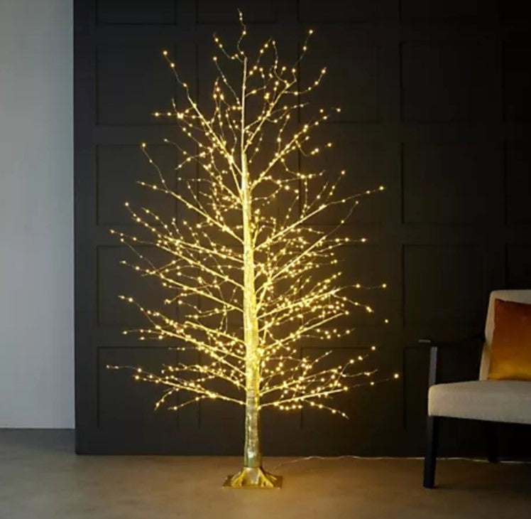 HOME REFLECTION Multifunction Led Tree. Gold 4 ft. Don’t miss out on adding a touch of glam to your home—order your 4 ft Gold LED Tree today!