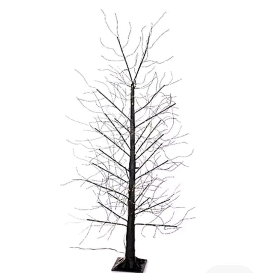 HOME REFLECTION Multifunction 5 ft Black Led Tree. Transform your home into a modern paradise—grab your 5 ft Black LED Tree today!