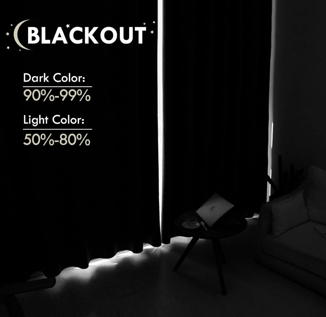 Rod Pocket Blackout Curtains. 2 Panels. Enhance your room’s comfort and style with these Rod Pocket Blackout Curtains.