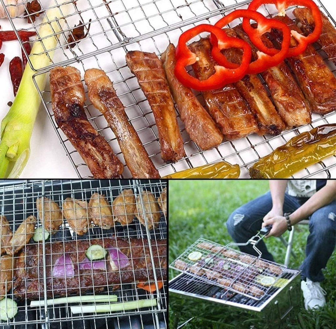 Grill Basket Meat-Fish BBQ. Order Now and Make Your Next BBQ a Hit!