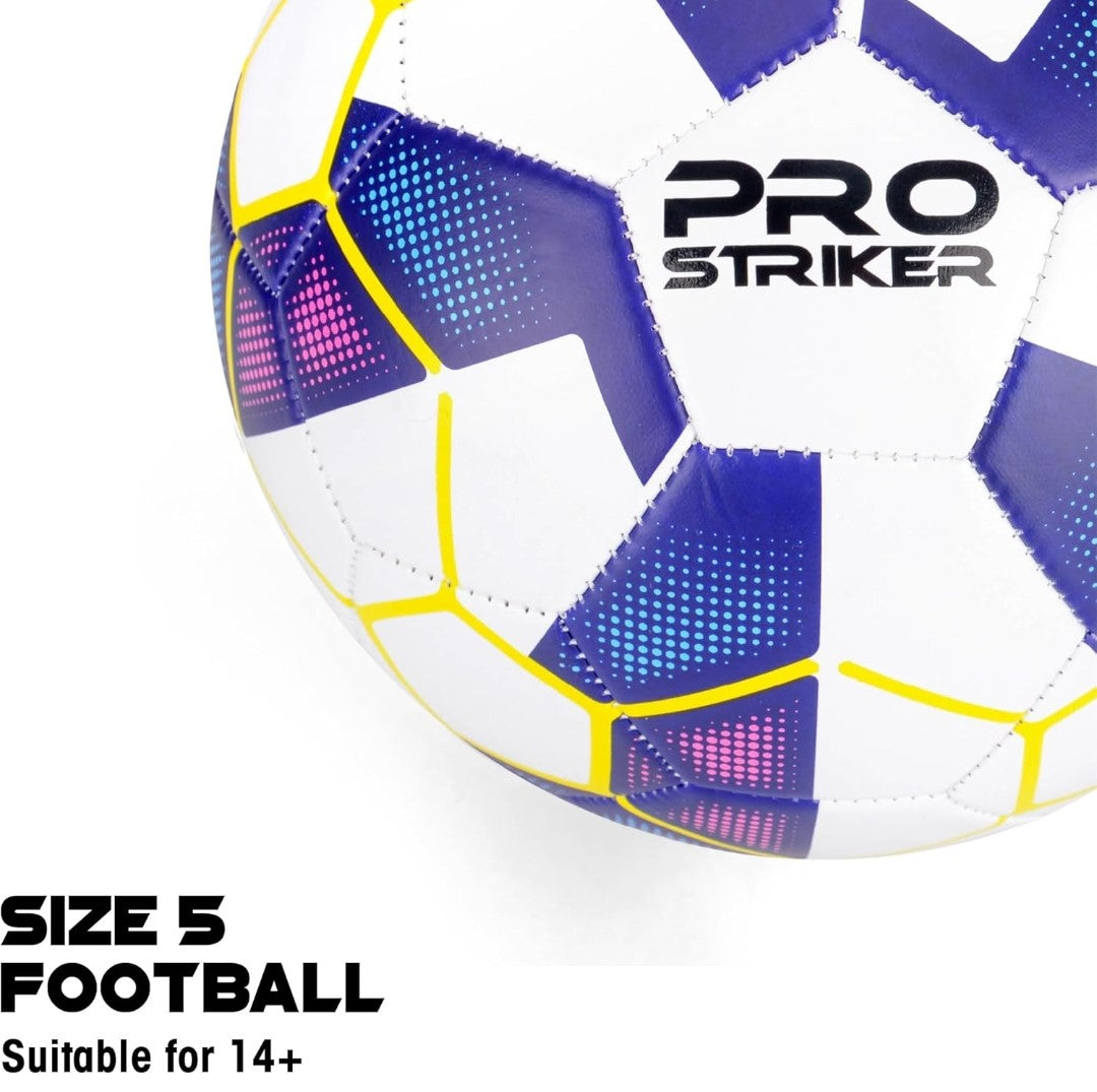 PRO STRIKER Football Ball. Start perfecting your skills and enjoy endless fun with friends!