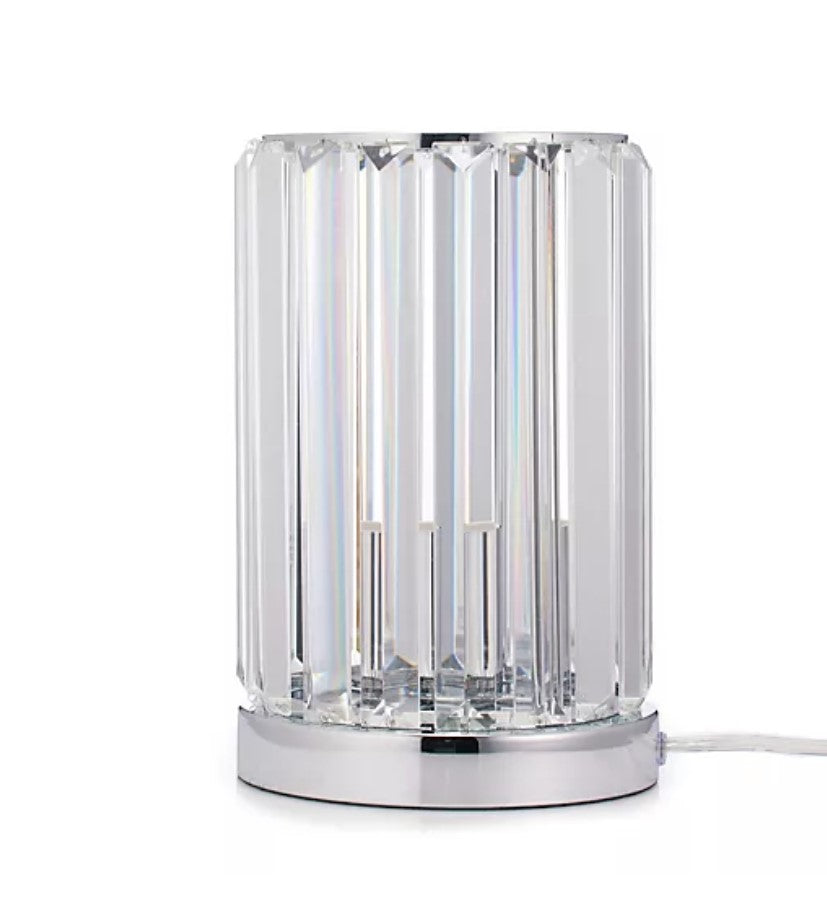 JM By Julien Macdonald Crystal Glass Touch Lamp. Order now to transform your space with style!