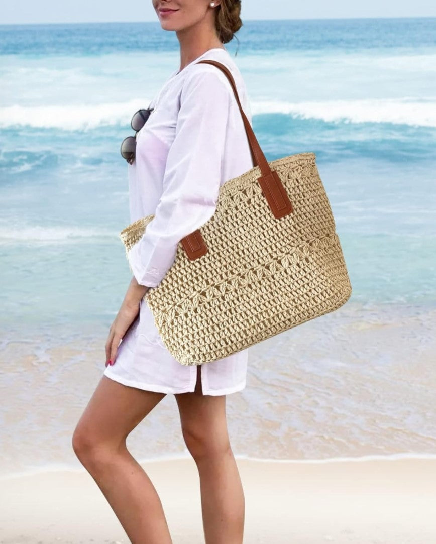 Straw Shoulder Bag. Order Now and Elevate Your Everyday Look!