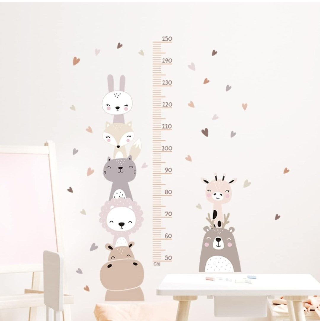 Removable Self-Adhesive Baby Growth Chart. Enhance your child’s room with this fun and practical Baby Growth Chart.