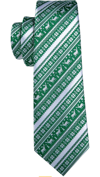 Barry Wang Mens Christmas Tie Set.