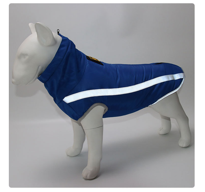 Thickened dog clothes windproof pet jacket