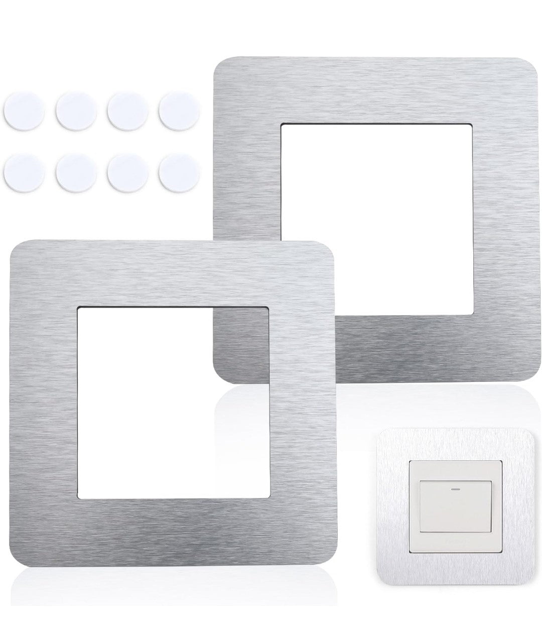 Light Switch Covers Plates 4 pcs. Elevate the style of your home by adding these Light Switch Cover Plates to your decor.