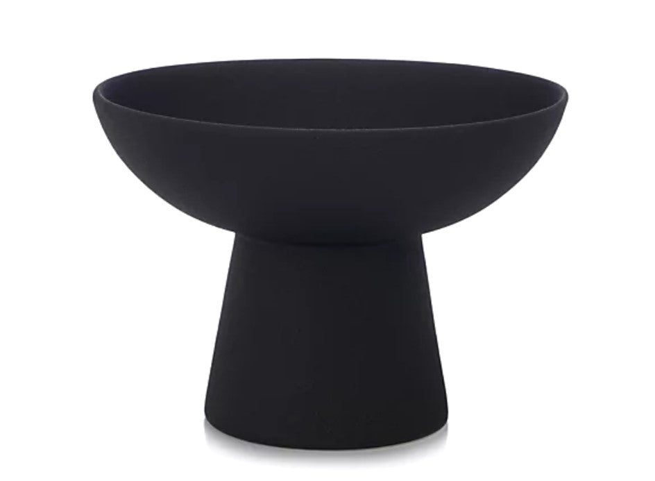 KELLY HOPPEN Pedestal Ceramic Bowl. 100% Dolomite. Order today and bring a touch of luxury to your home!