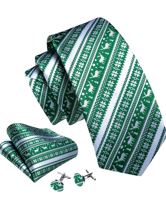 Barry Wang Mens Christmas Tie Set.