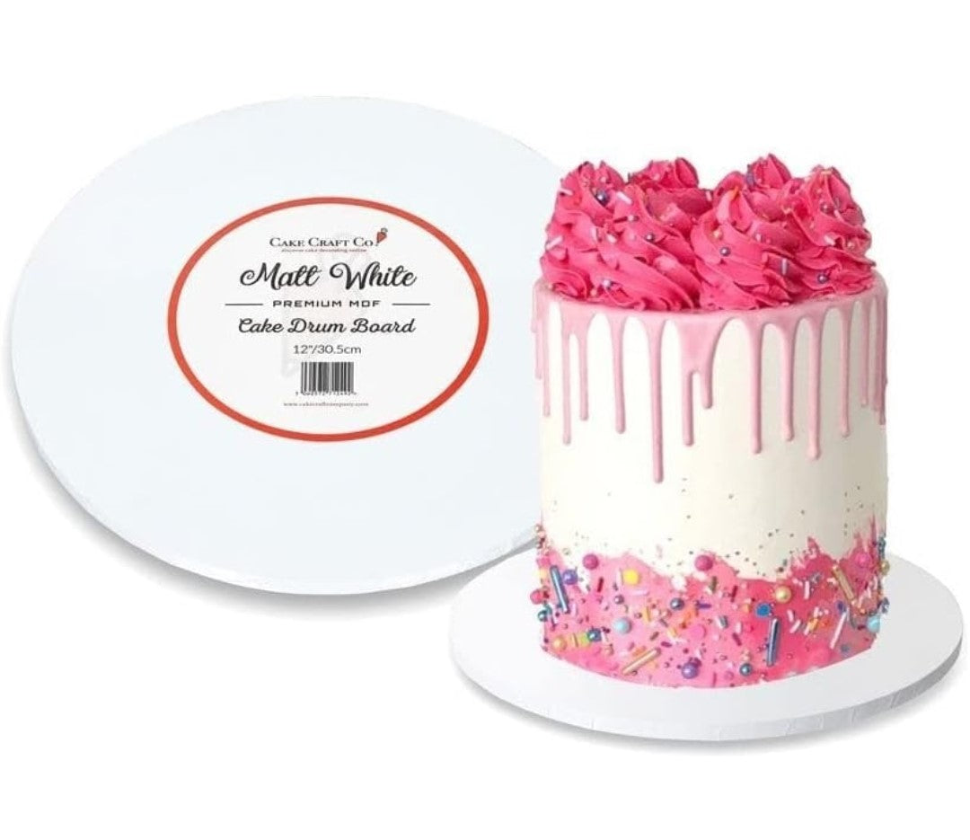 1 pcs Cake Craft Company 12 inch Round Cake Board. Make every bake truly special with this essential cake-decorating tool.