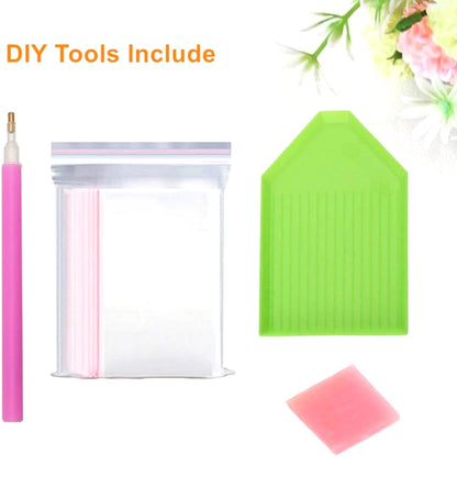 5D DIY Diamond Painting Kit. 15,7 inch x 11,8 inch