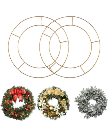 16 inch - 18 pcs. Wreath Ring , Metal Wire Wreath Frame.