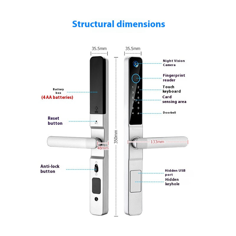 Remote Control Smart Lock – Advanced Security with Keyless Convenience!