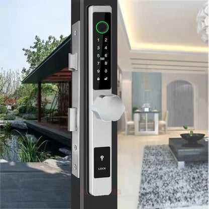 3CM Slim Waterproof Aluminum Bluetooth Smart Door Lock