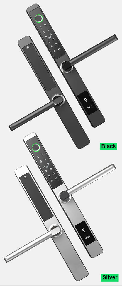 3CM Slim Waterproof Aluminum Bluetooth Smart Door Lock