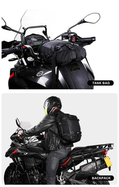 Rhinowalk Motorcycle Rear Seat Bag!