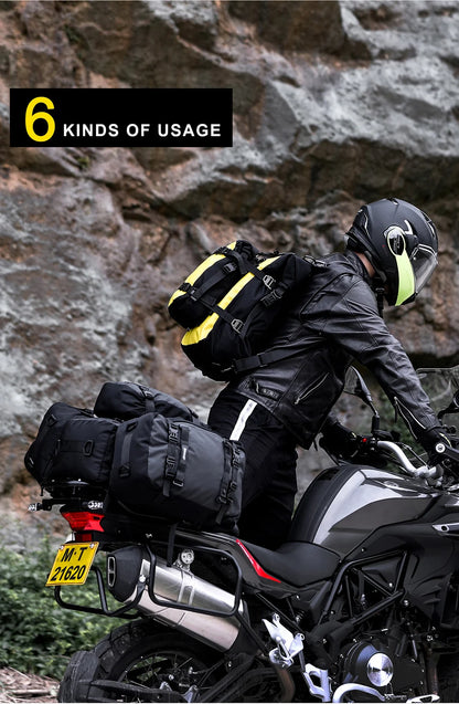 Rhinowalk Motorcycle Rear Seat Bag!