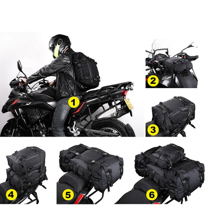 Rhinowalk Motorcycle Rear Seat Bag!