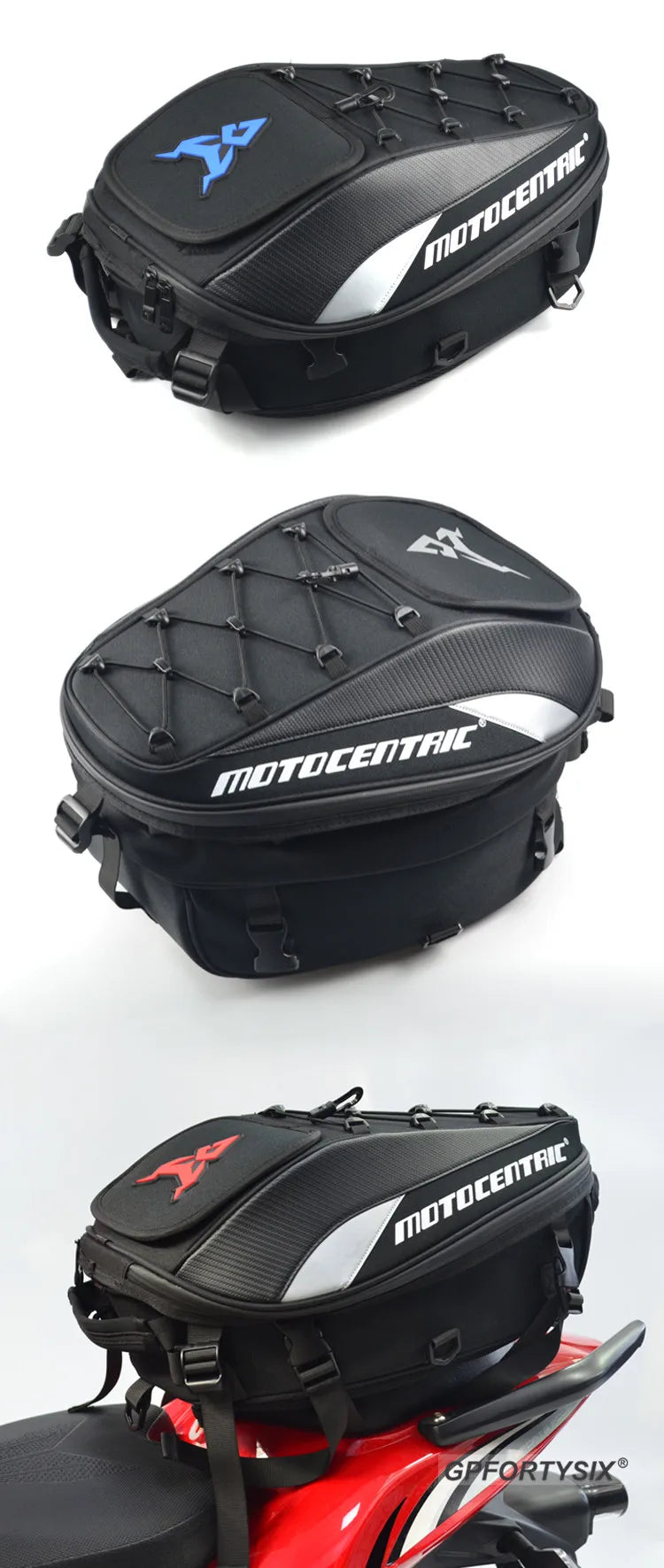 Motocentric Waterproof Motorcycle Tail Bag