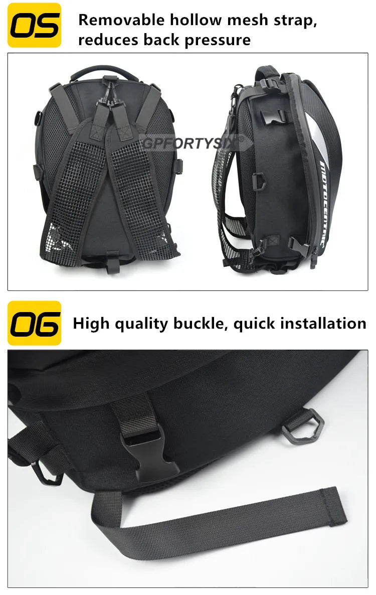 Motocentric Waterproof Motorcycle Tail Bag