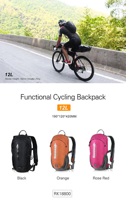 Rhinowalk High-Capacity Bicycle Backpack