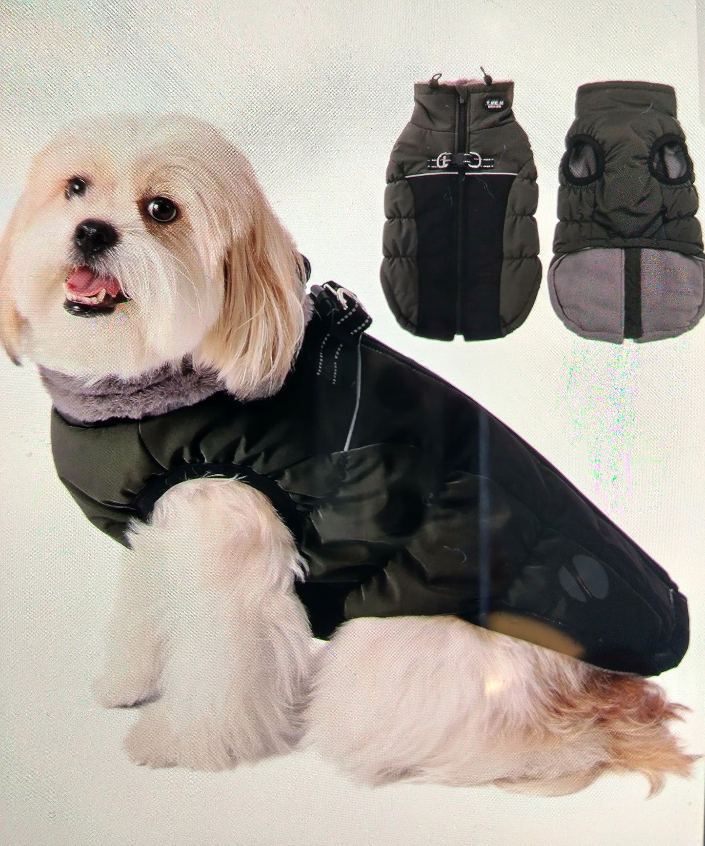 POSECA Dog Coat - Jacket Size Large. It’s the perfect combination of protection, comfort, and safety for your furry friend.