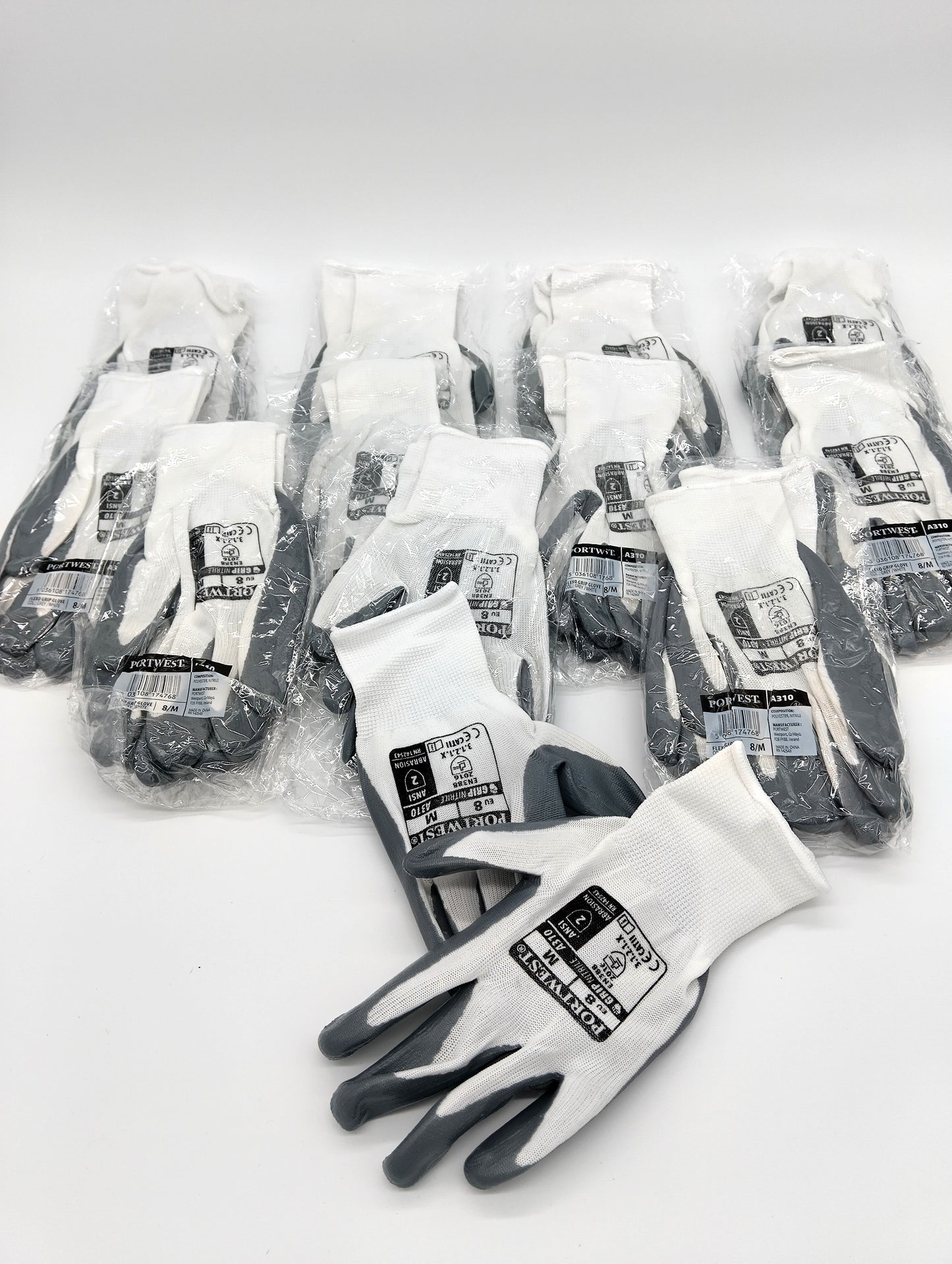 12 pcs. Flexo Grip Glove. Size M.