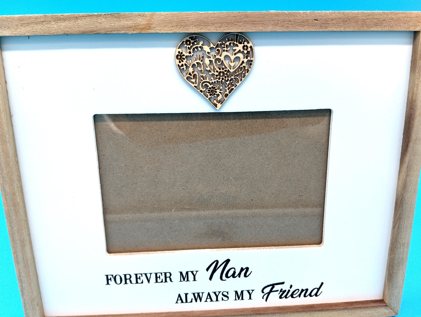 Photo Frame. 25 x 20cm. Display your treasured memories with this elegant and versatile Nan Sentiments photo frame.